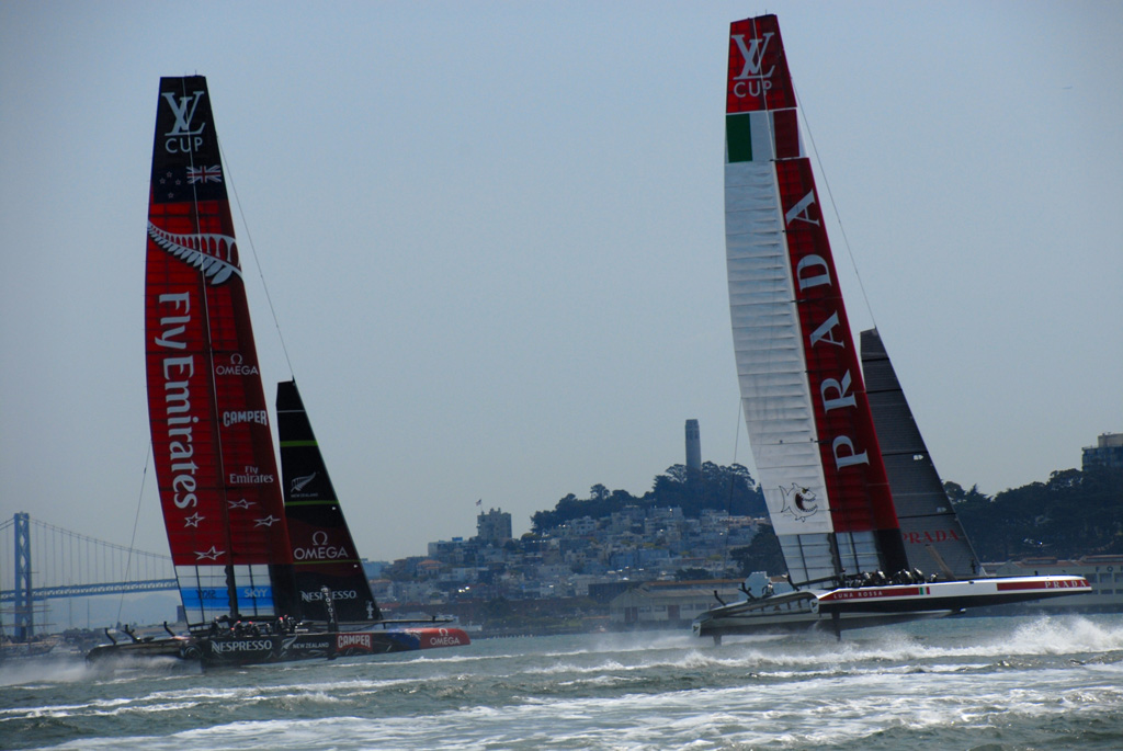 Louis Vuitton Cup - New Zealand vs. Italy